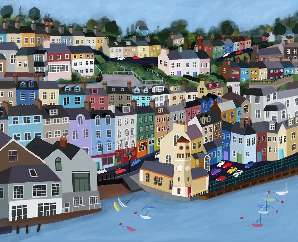 Lovely Cobh art print by Carla Daly for $57.95 CAD