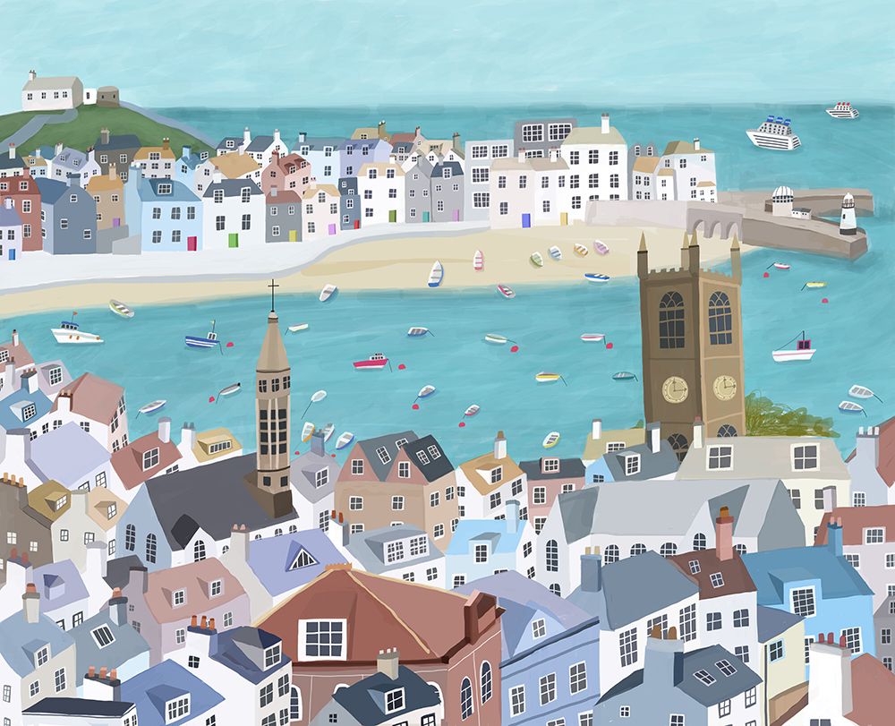 The Beautiful St Ives art print by Carla Daly for $57.95 CAD