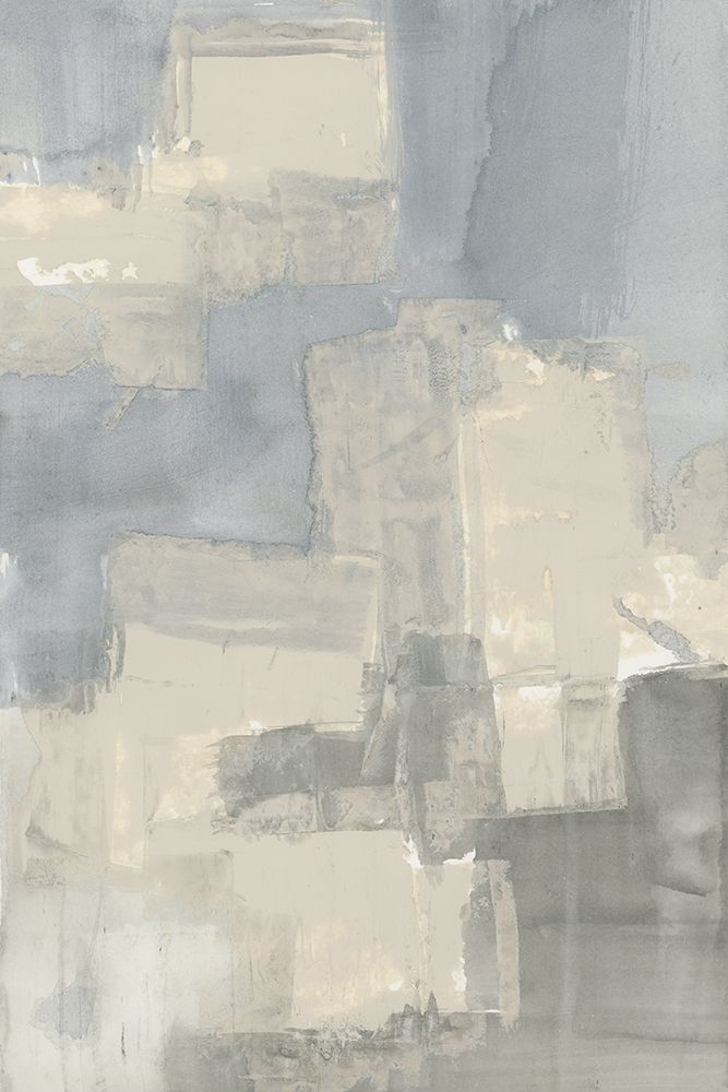 Abstract Neutral Grey and Beige Shapes 2 art print by cartissi for $57.95 CAD