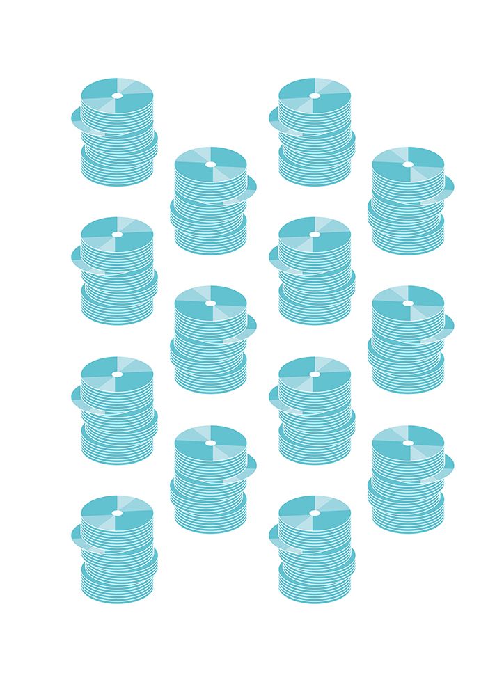 CD Infographics art print by kathrinmay for $57.95 CAD