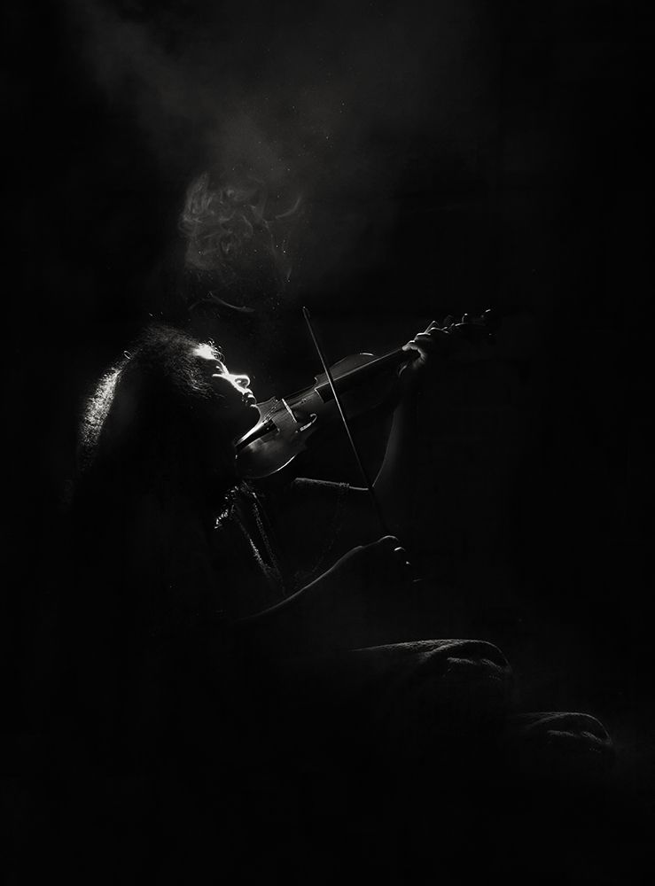 First, There Was A Violin.... art print by Ileana Bosogea-Tudor for $57.95 CAD