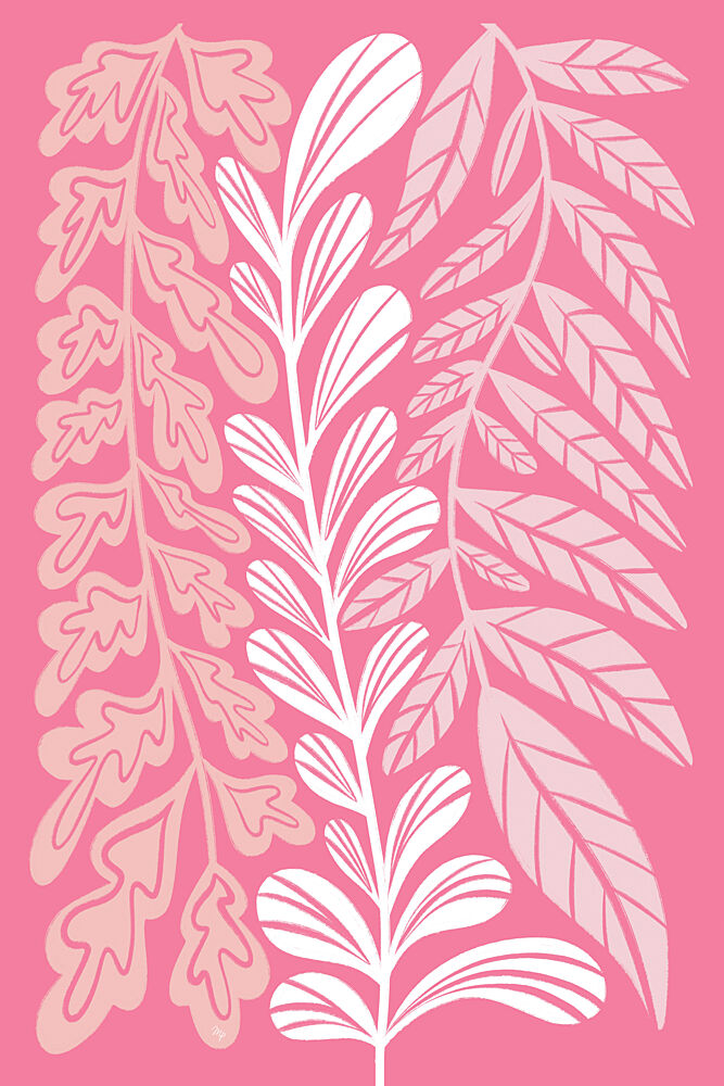 Stylized Botanical Elements art print by Martina for $57.95 CAD