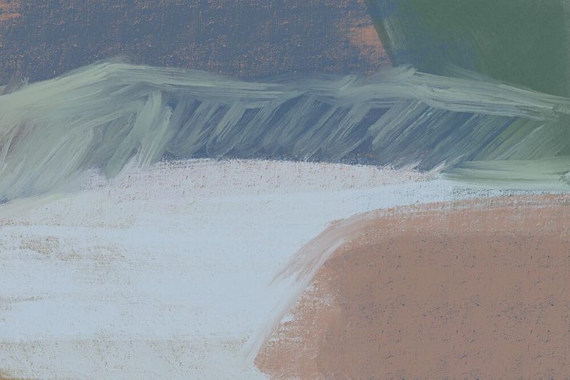 Serene Fields Abstract art print by Nilesh Kulkarni for $57.95 CAD