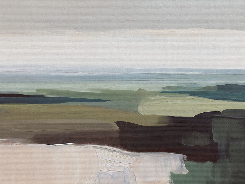 Abstract Landscape art print by The Printable Studio for $57.95 CAD