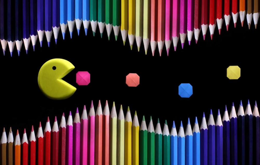 Packman art print by Victoria Ivanova for $57.95 CAD