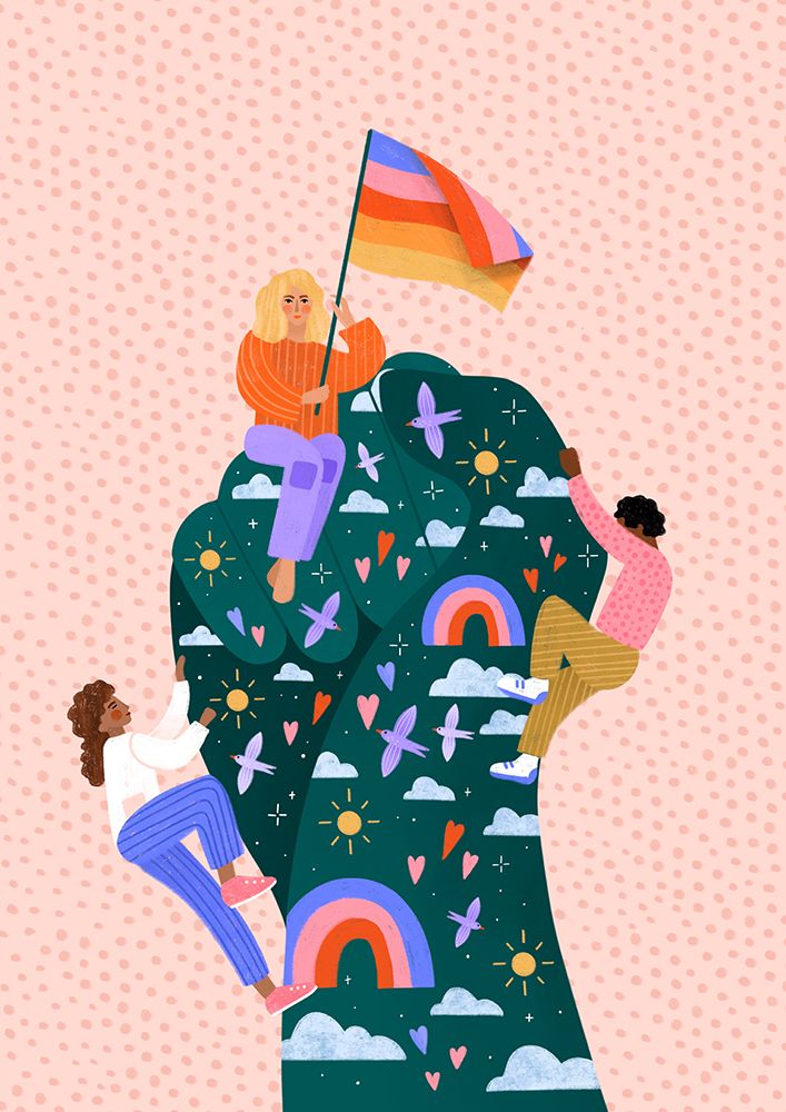 Celebrating Pride art print by Bea Muller for $57.95 CAD