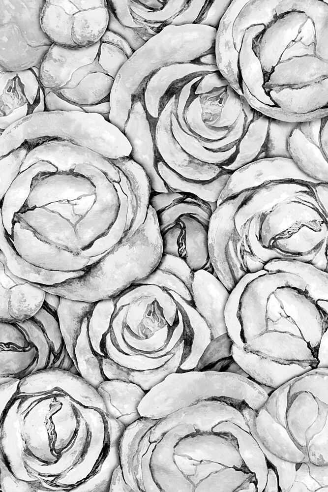 Soft Gray Roses art print by EMELIEmaria for $57.95 CAD