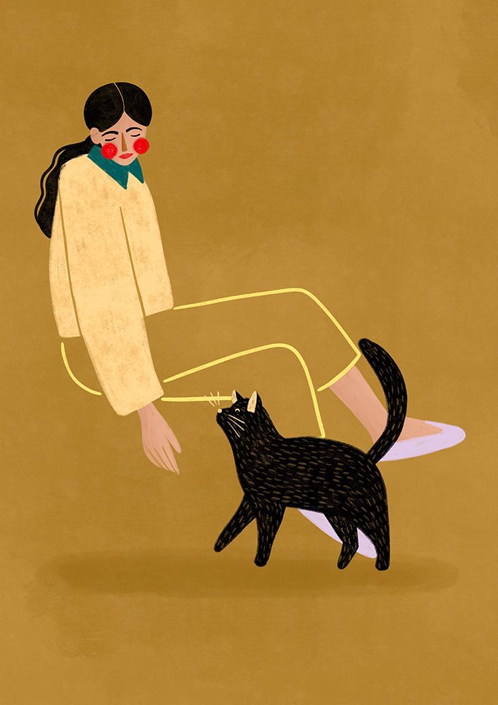 Cat Mum art print by Bea Muller for $57.95 CAD