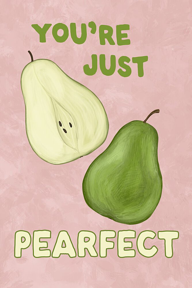 Cute Pearfect Pears art print by EMELIEmaria for $57.95 CAD