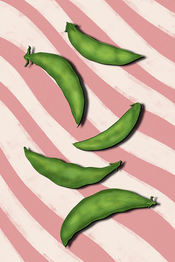 Green Pea Pods art print by EMELIEmaria for $57.95 CAD