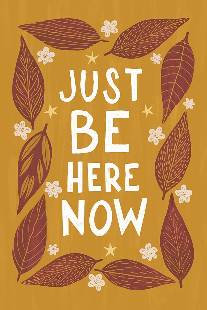 Mindful Nature Quote art print by EMELIEmaria for $57.95 CAD