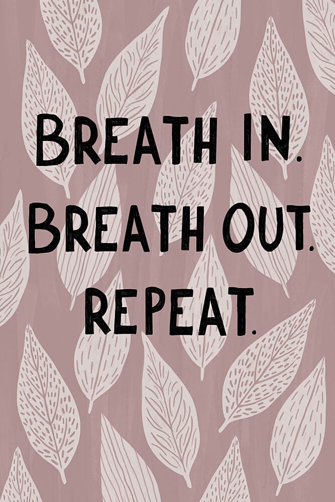 Mindful Breathing Leaves art print by EMELIEmaria for $57.95 CAD