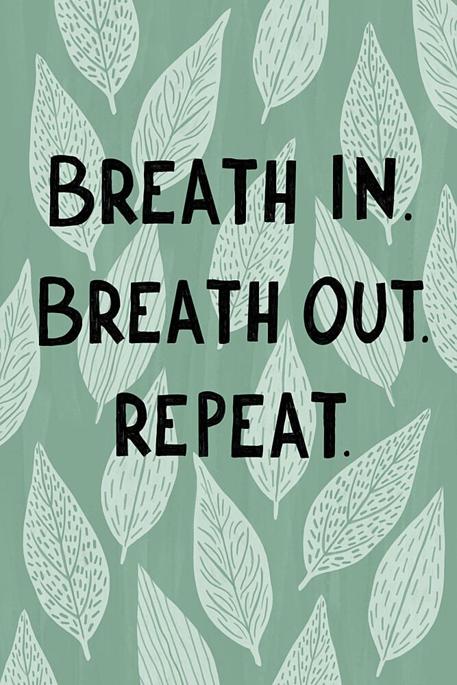 Mindful Breath Leaves art print by EMELIEmaria for $57.95 CAD