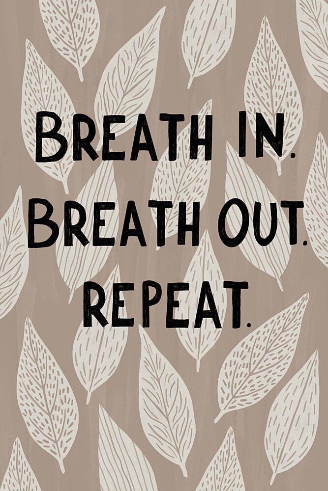 Mindful Breathing Leaves art print by EMELIEmaria for $57.95 CAD