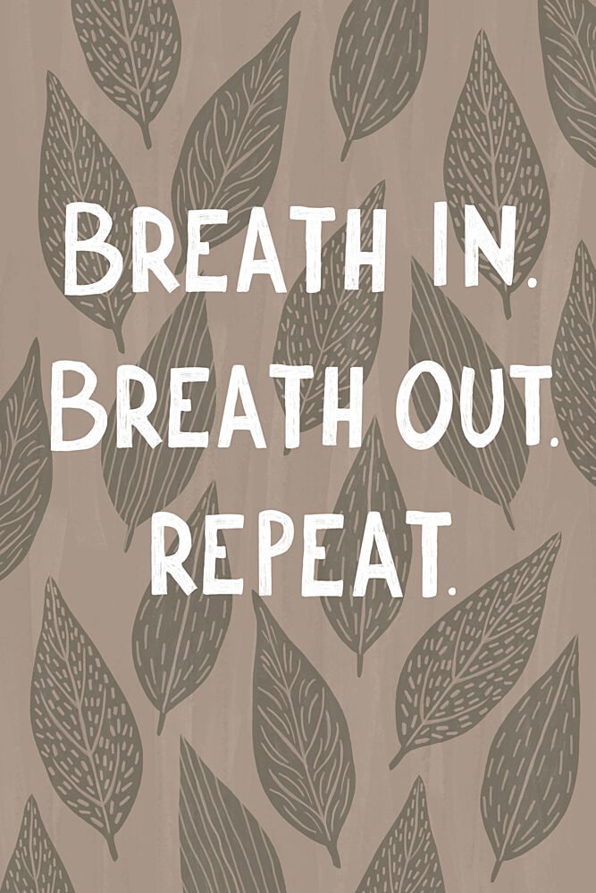Breathe in Breathe out art print by EMELIEmaria for $57.95 CAD