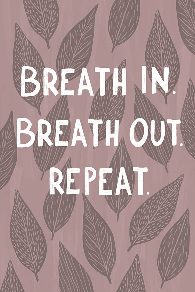 Mindful Breath Leaves art print by EMELIEmaria for $57.95 CAD
