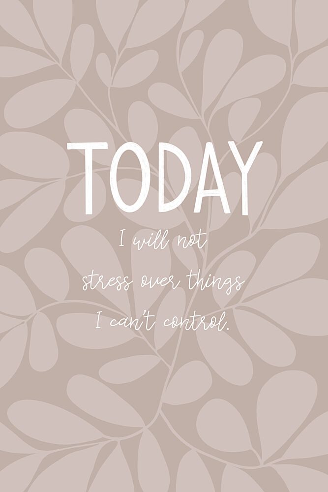 Today No Stress art print by EMELIEmaria for $57.95 CAD