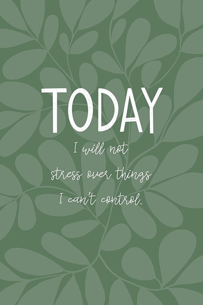 Inspirational Green Leaf Quote art print by EMELIEmaria for $57.95 CAD