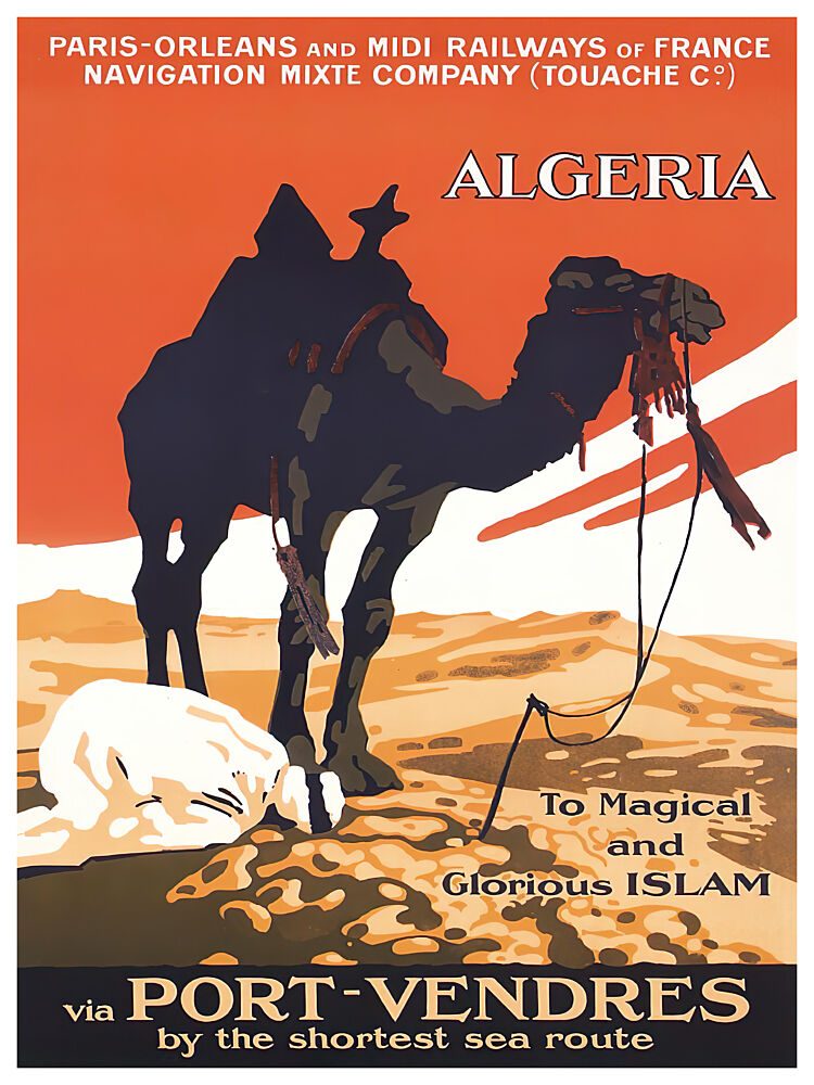 Algeria Desert Prayer art print by Chad Hyde for $57.95 CAD