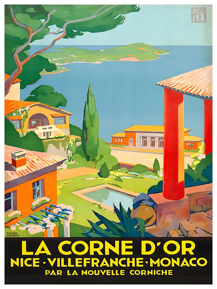 Art Deco Riviera View art print by Chad Hyde for $57.95 CAD