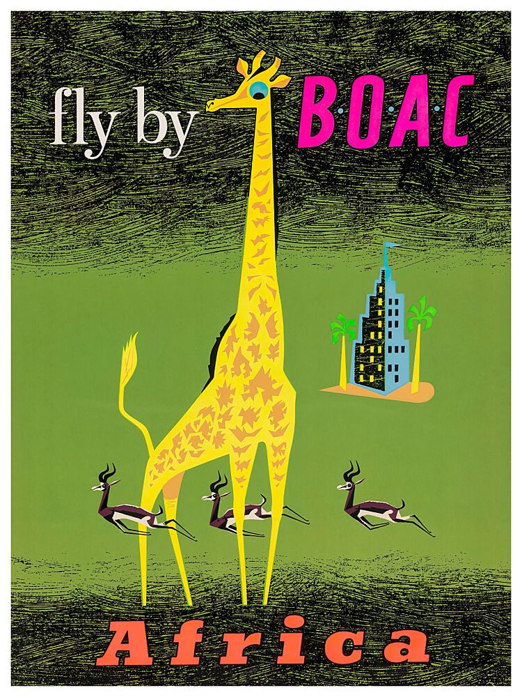 Africa Safari Giraffe art print by Chad Hyde for $57.95 CAD