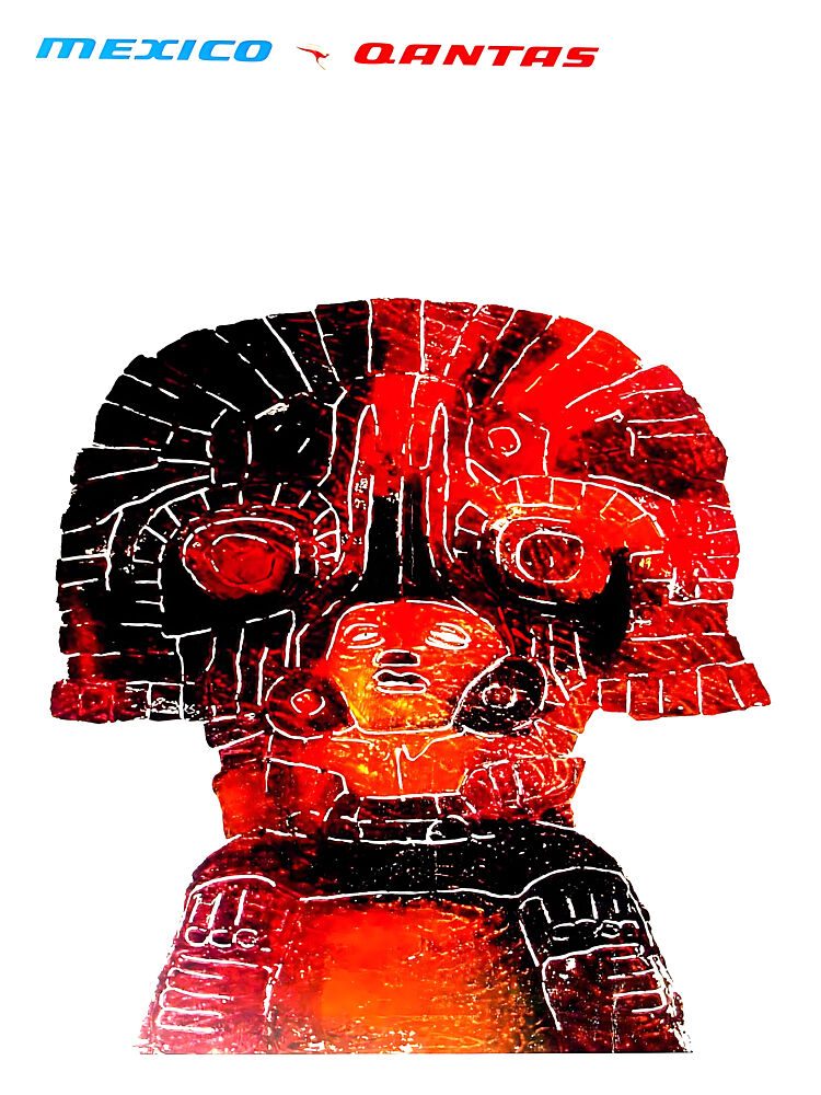 Ancient Aztec Deity art print by Chad Hyde for $57.95 CAD