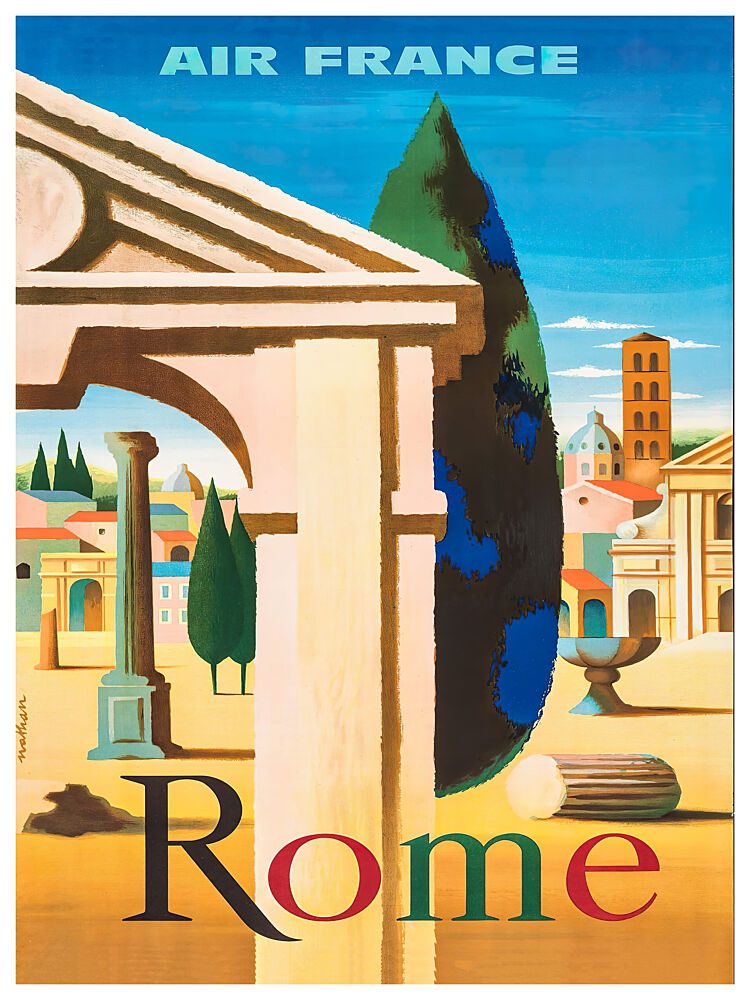 Ancient Rome Cityscape art print by Chad Hyde for $57.95 CAD