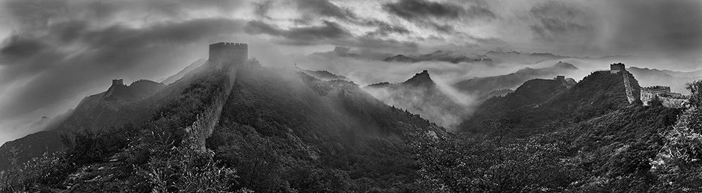 Misty Morning At Great Wall art print by Yan Zhang for $57.95 CAD