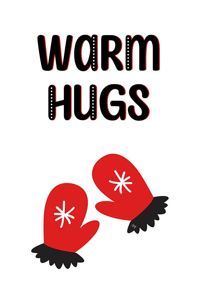 Warm Hugs Mittens art print by Martina for $57.95 CAD