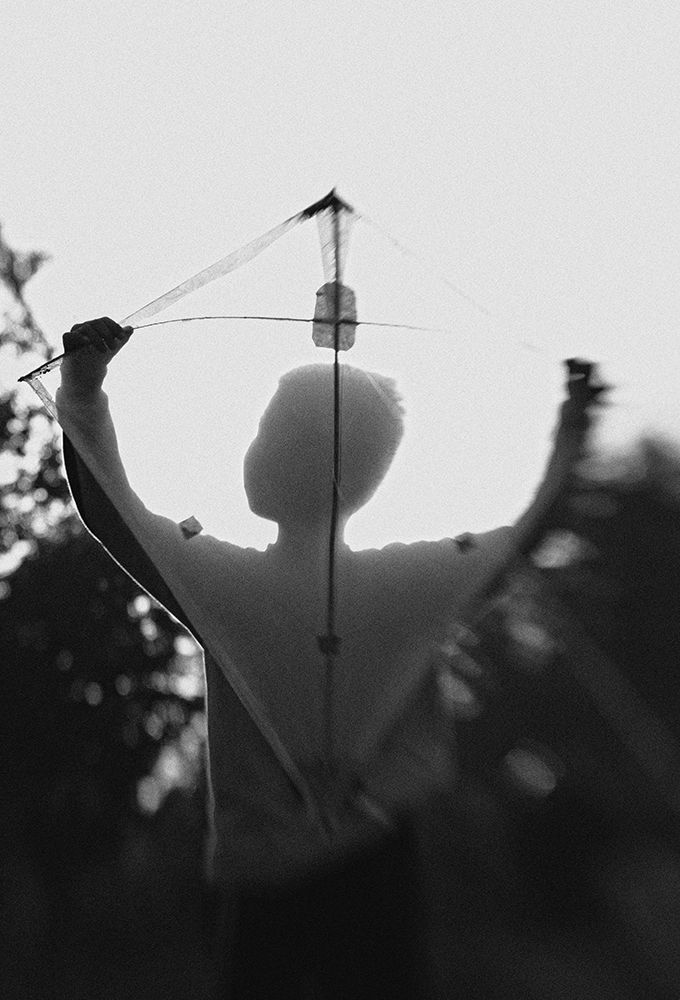 Q Play A Kite 2 Q art print by Jay Satriani for $57.95 CAD