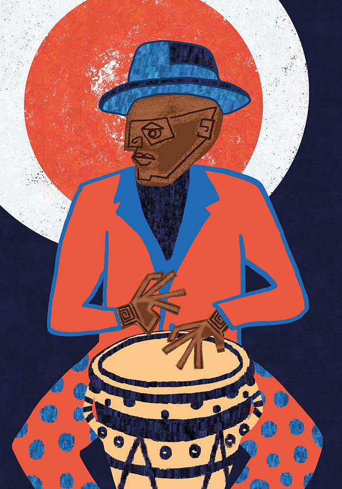 Musician Guy V art print by Gulcihan Ozguc for $57.95 CAD