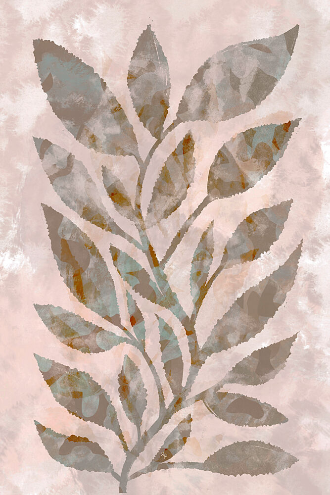 Soft Botanical Abstract art print by Martina for $57.95 CAD