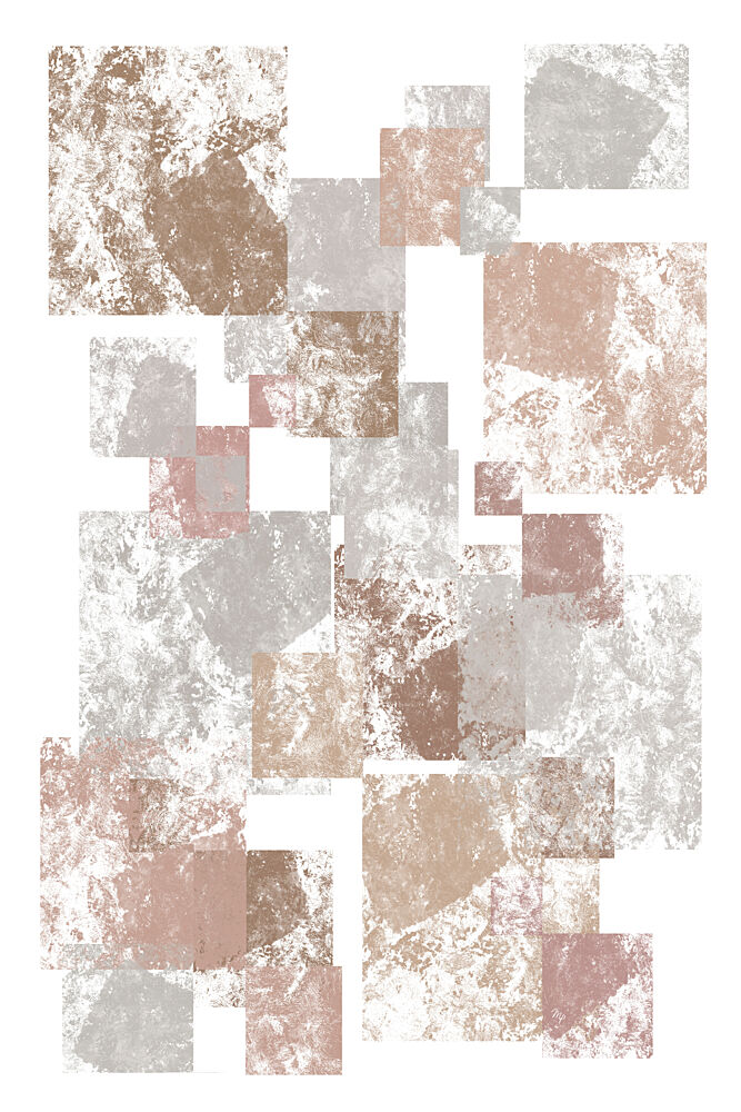 Textured Geometric Shapes art print by Martina for $57.95 CAD