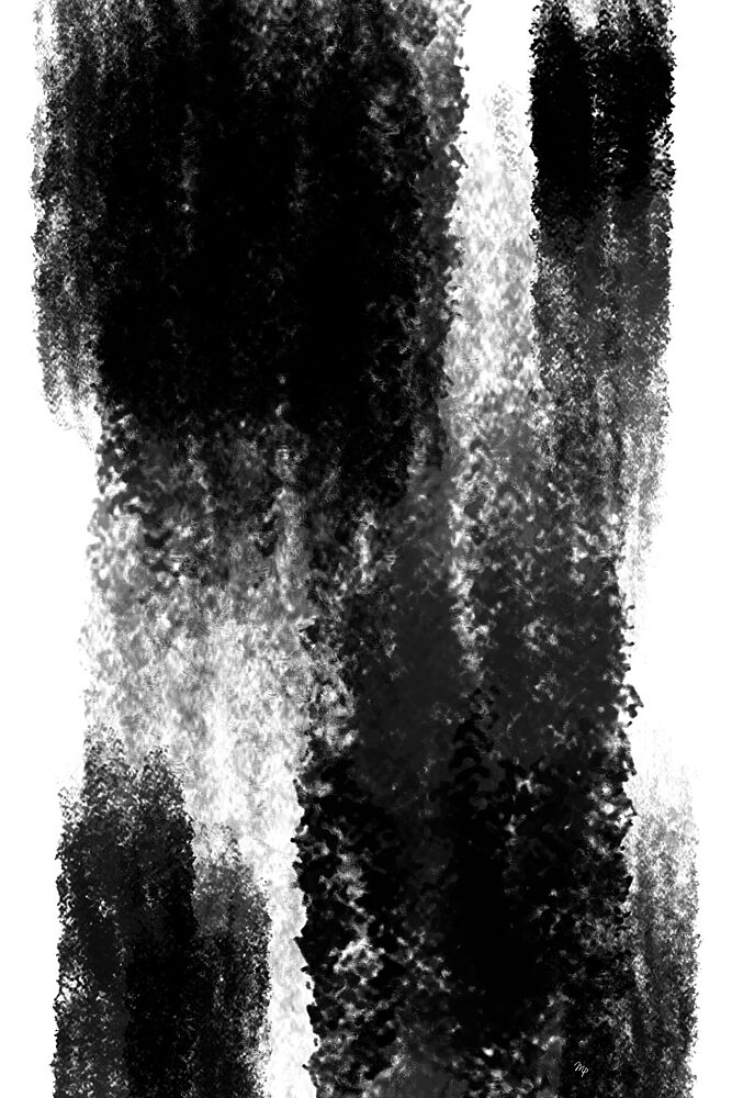 Textured Abstract Strokes art print by Martina for $57.95 CAD