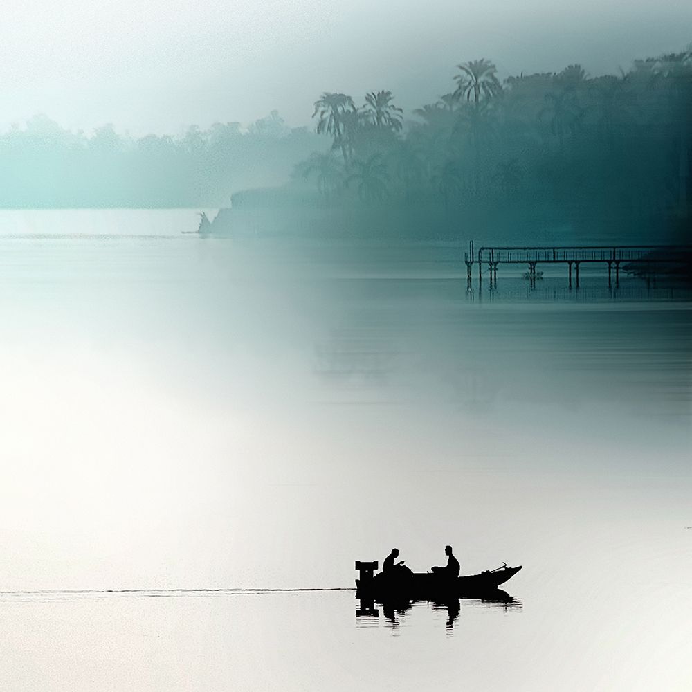 sunrise on the Nile art print by Piet Flour for $57.95 CAD