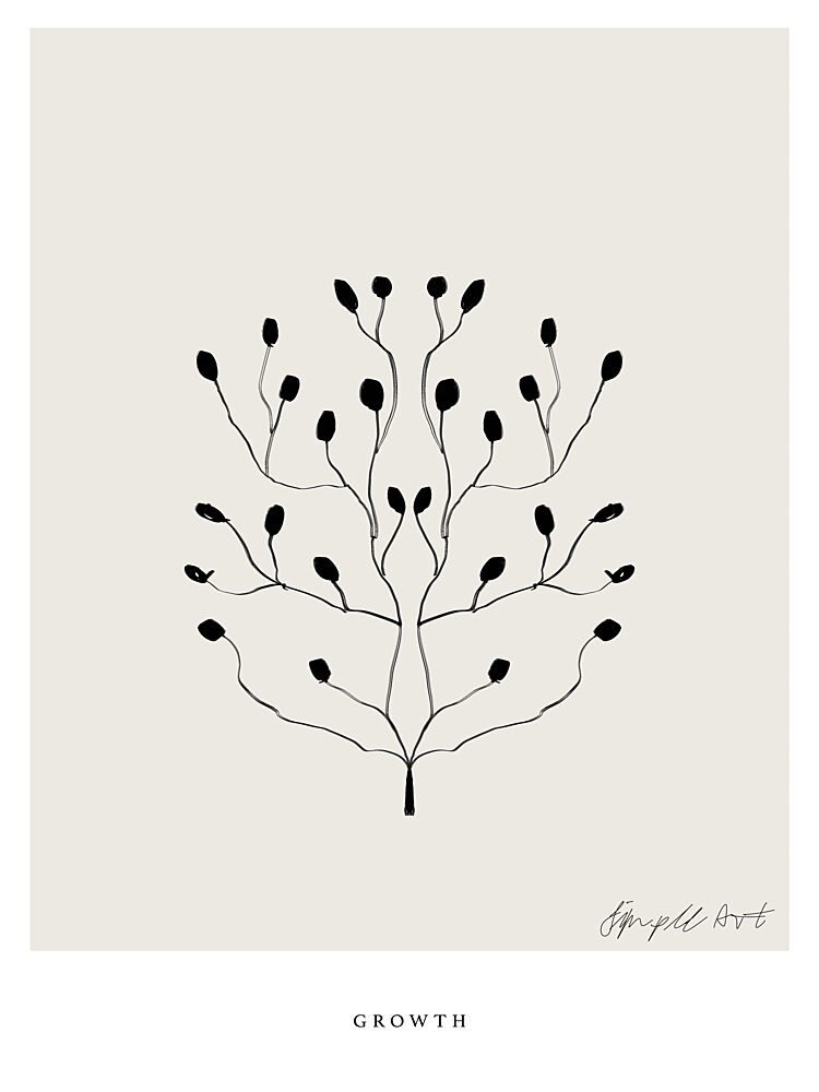 Fertile Branching art print by Treechild for $57.95 CAD