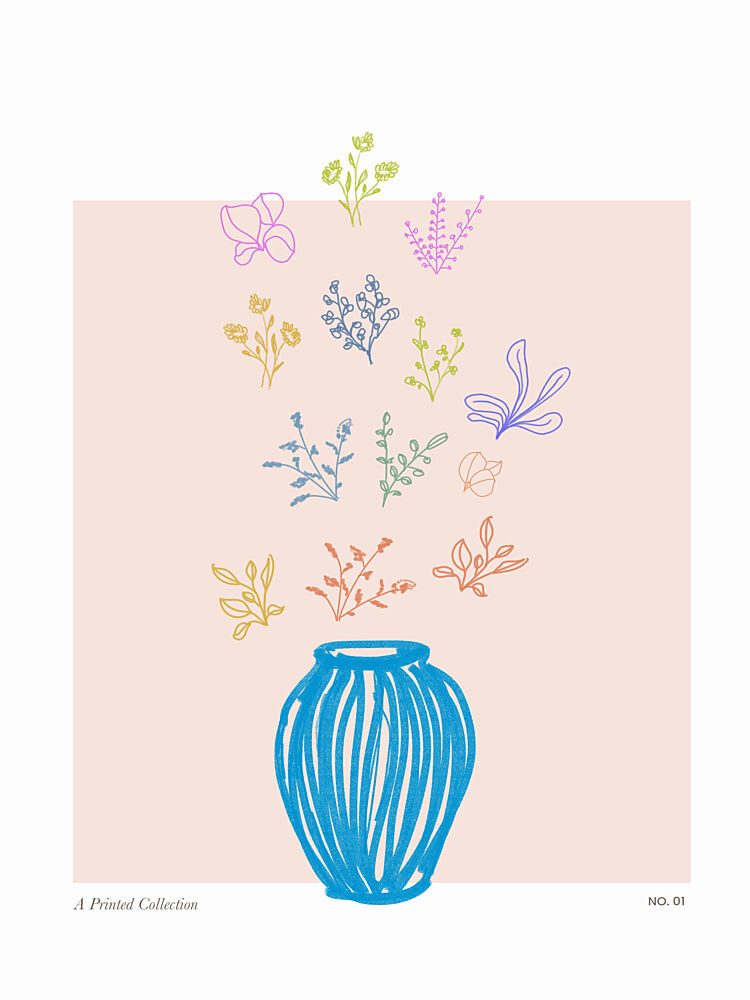 Floating Blooms art print by Treechild for $57.95 CAD
