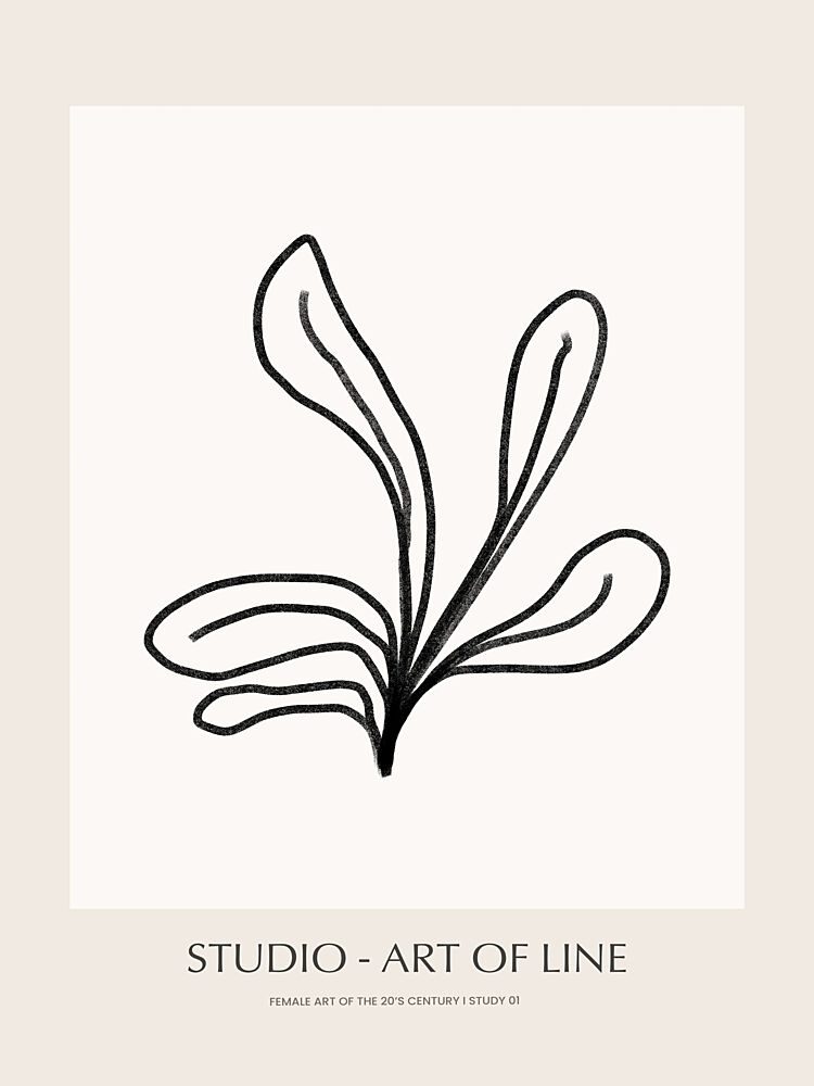 Curved Line Form art print by Treechild for $57.95 CAD