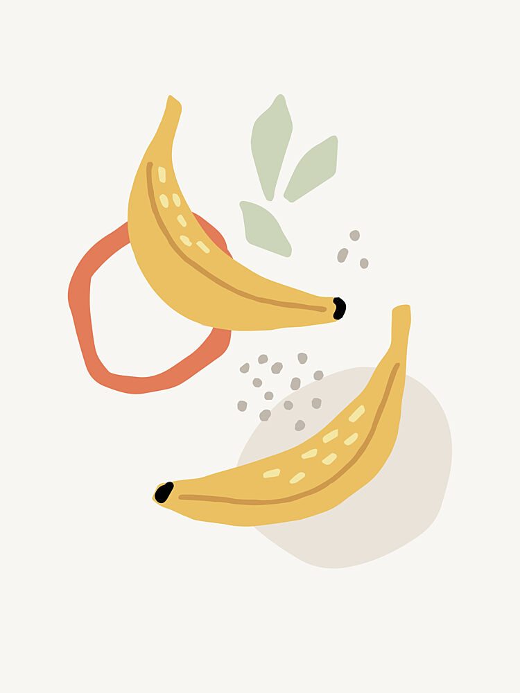 Banana Harmony art print by Treechild for $57.95 CAD