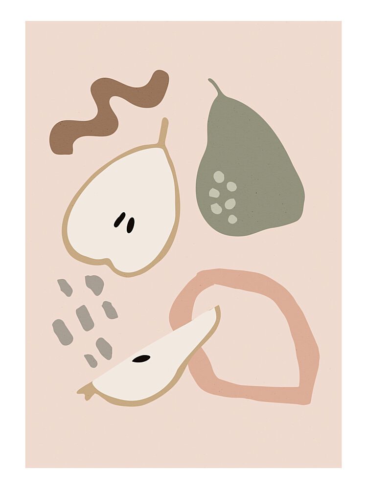 Abstract Fruit Play art print by Treechild for $57.95 CAD