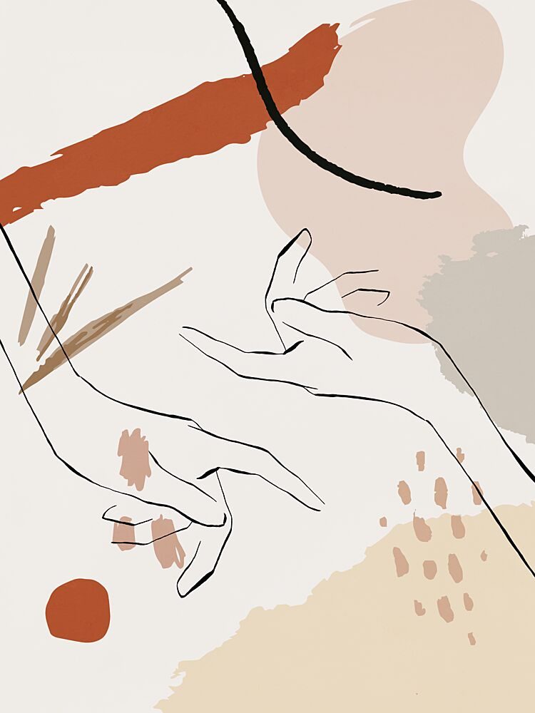 Abstract Harmony art print by Treechild for $57.95 CAD