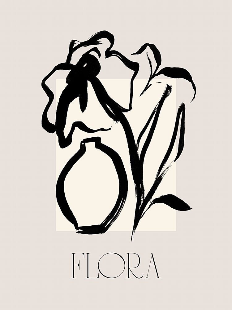 Minimalist Bloom art print by Treechild for $57.95 CAD