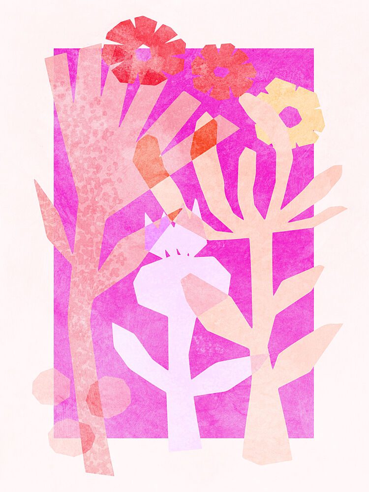 Floral Silhouettes art print by Treechild for $57.95 CAD
