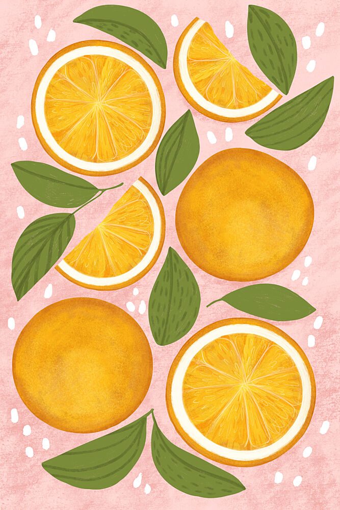 Vibrant Citrus Harvest art print by EMELIEmaria for $57.95 CAD