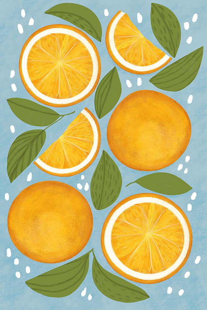 Sunny Orange Refresh art print by EMELIEmaria for $57.95 CAD