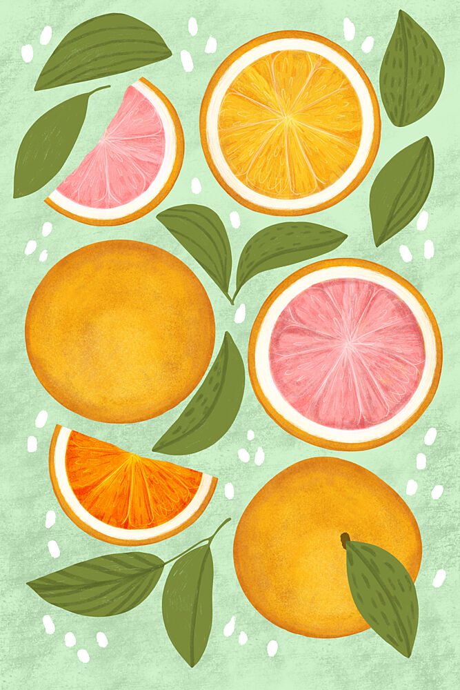Fresh Citrus Zest art print by EMELIEmaria for $57.95 CAD