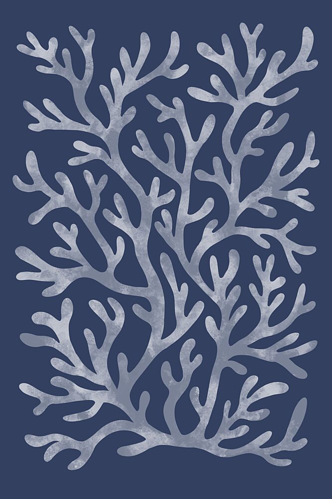 Blue Coral Branches art print by EMELIEmaria for $57.95 CAD
