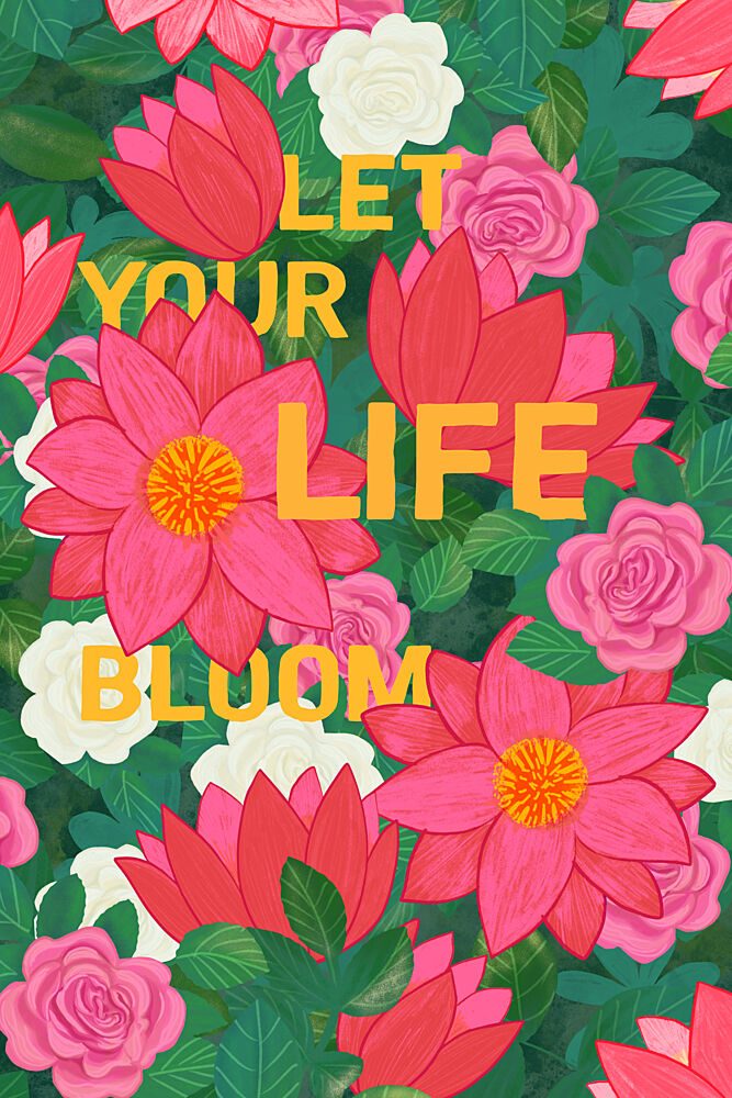 Life Blooms Brightly art print by EMELIEmaria for $57.95 CAD