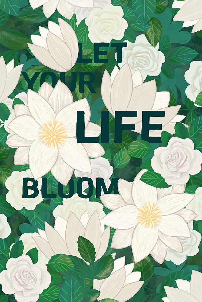 Let Your Life Bloom art print by EMELIEmaria for $57.95 CAD
