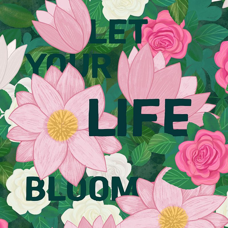 Let Life Bloom art print by EMELIEmaria for $57.95 CAD